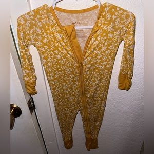 Little sleepies Golden Poppy zippy 3-6months